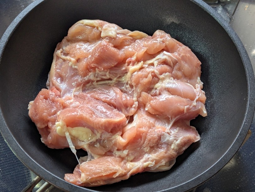 チキンステーキのからせんじゅ焼き