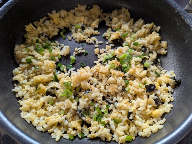 岩のりのたまごチャーハン